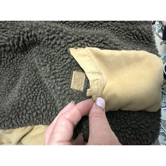 Rainforest Microsuede Men’s Puffer Warm Winter Jacket Inside Pocket Sherpa Small - Picture 9 of 11